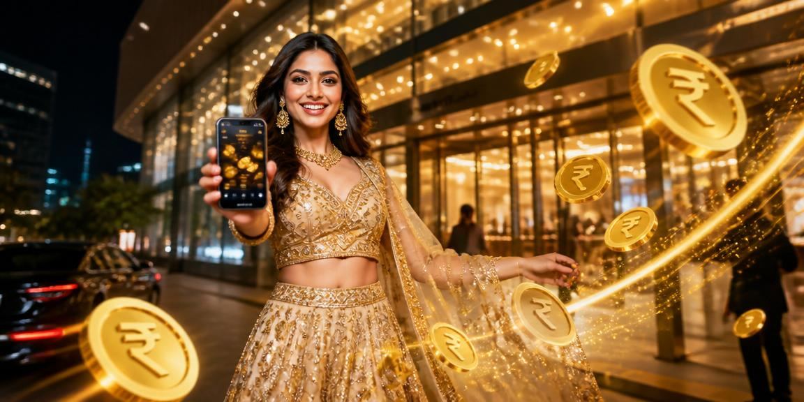 A festive scene in India with cricket fans using mobile betting